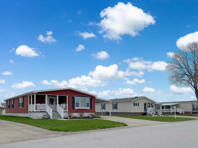 Street view of homes in Navarre Village