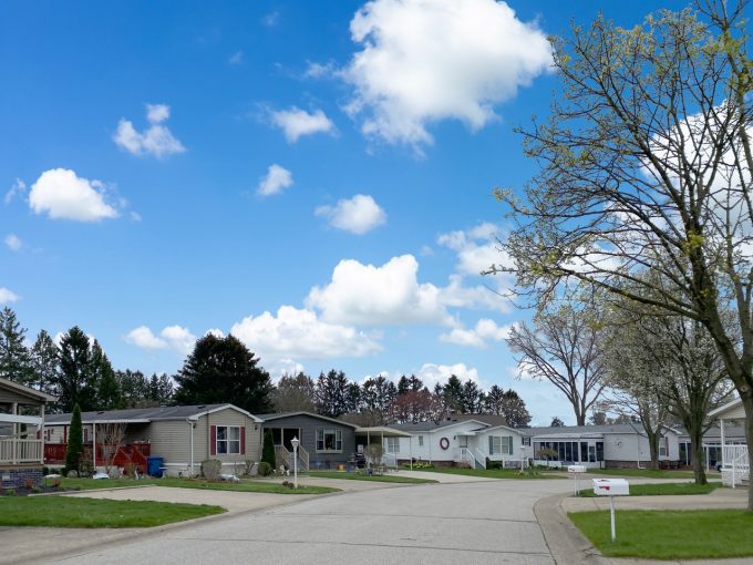 Street view of homes in Navarre Village